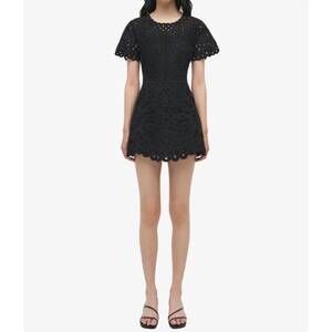 NEW SIMKHAI women's emrys mini dress in black